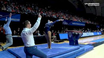 Savannah Schoenherr - Vault, Florida - 2019 NCAA Gymnastics Regional Championships - Oregon State