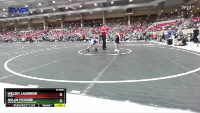 70 lbs Cons. Round 2 - Welsey Langrehr, WWC vs Nolan McGuire, Greater Heights Wrestling