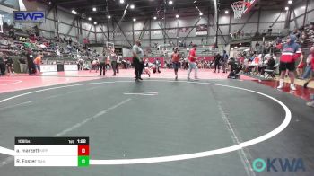 106 lbs Rr Rnd 1 - Ashton Marzett, KIPP TULSA vs Race Foster, Tahlequah Wrestling Club