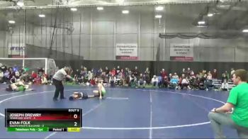 85 lbs Round 3 (4 Team) - Joseph Drewry, Tennessee White vs Evan Folk, South Dakota Blizzard