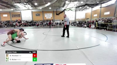 165 lbs Quarterfinal - Brent Nicolosi, Haverhill vs Dominick Bubar, Massabesic