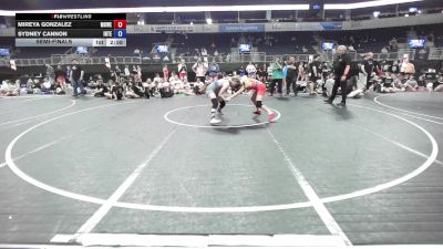 122 lbs Semifinal - Mireya Gonzalez, MoWest Wild Dragons vs Sydney Cannon, Intensity