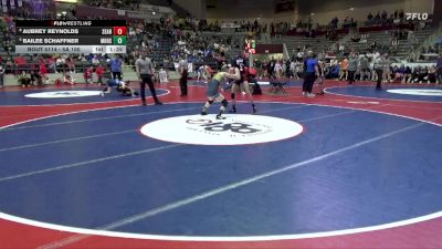 5A 100 lbs Cons. Semi - Bailee Schaffner, Mountain Home vs Aubrey Reynolds, Searcy