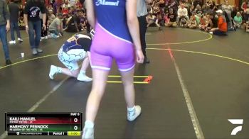 138 lbs Round 1 (6 Team) - Kaili Manuel, MYWAY Metro vs Harmony Pennock, MI Queen Of The Mats