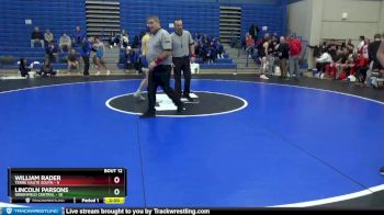 120 lbs Placement Matches (8 Team) - Cade Zuber, Greenfield Central vs Noah Fields, Terre Haute South