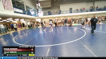 95-101 lbs Round 3 - Rylee Gibbons, JWC vs Kaleb Johnson, Sanderson Wrestling Academy