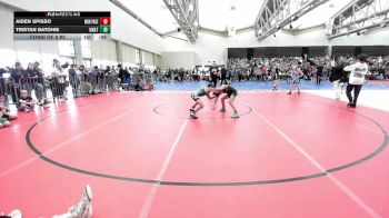 68-M lbs Consi Of 8 #2 - Aiden Spisso, High Pace Wrestling Club vs Tristan Batohie, Unattached