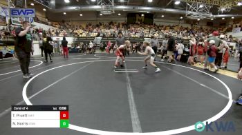 64 lbs Consi Of 4 - Tucker Pruett, Smith Wrestling Academy vs Nathan Norris, Standfast OKC