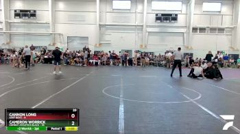 138 lbs Round 5 (8 Team) - Cameron Worrick, Combat Athletics Black vs Cannon Long, Lost Boyz