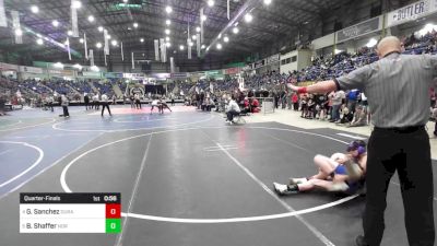 125 lbs Quarterfinal - Giovanni Sanchez, Duran Elite vs Blake Shaffer, Norwood Mavericks