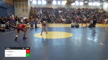 106 lbs Round Of 64 - Danny Vargas, Tiger Wrestling Club vs Frank Font, Top Gun Wrestling Academy