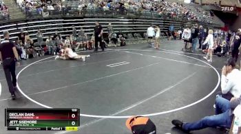 100 lbs Finals (8 Team) - Jett Sisemore, Oklahoma Elite vs Declan Dahl, Minnesota Maroon