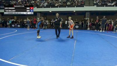 92 lbs Champ. Rd Of 16 - Levi Ormsby, Big Game Wrestling Club vs Oz Bellamy, Ambush