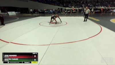 5A-126 lbs Quarterfinal - Jose Romero, Dallas vs Dimitri Chavez, Crater