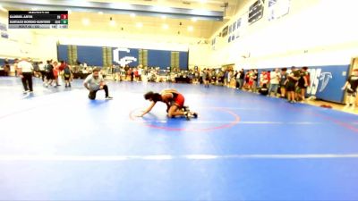 132 lbs Champ. Round 2 - Santiago Moreno-Quintero, Alta Loma High School vs Gabriel Artis, El Modena