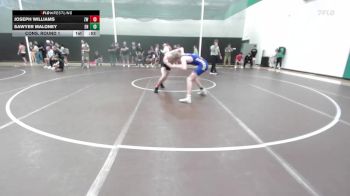 138 lbs Cons. Round 1 - Joseph Williams, Zumwalt Wrestling vs Sawyer Maloney, Elkhorn North