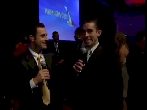 Flotrack Red Carpet Back Stage with Bowerman Finalists