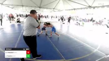 83 lbs Rr Rnd 1 - Abram Mabalot, SoCal Grappling vs Jeremiah-Roman Castro, Savage House WC