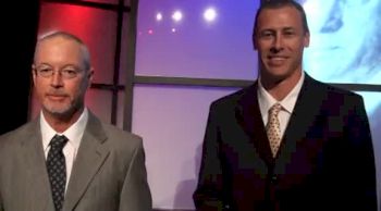 FSU Coaches Ken Harden and Dennis Nobles after Bowerman Awards 2011