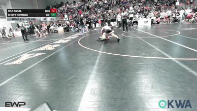 110 lbs Quarterfinal - Dax Culie, Wagoner Takedown Club vs Rhett Powers, Tiger Trained Wrestling