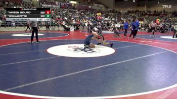 4A 150 lbs Quarterfinal - Andrew England, Harrisburg High School vs William Fryer, Shiloh Christian School