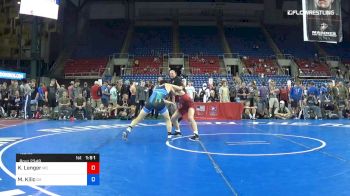 132 lbs Cons 4 - Kage Lenger, Missouri vs Michael Kilic, Georgia