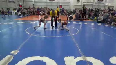 50 lbs Round 6 - Aj Puckett, Ragin Raisins vs Brady Radford, Ares Wrestling Club