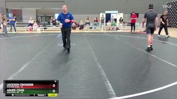 120 lbs Round 6 (10 Team) - Jackson Crowder, Machine Shed vs Asher Cisar, Wolfpack WC