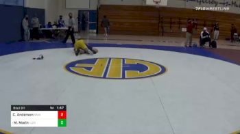 220 lbs Semifinal - Cormac Anderson, Spanish Springs vs Mark Marin, Clovis