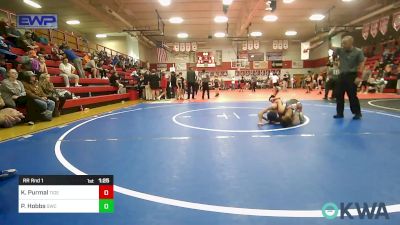 73 lbs Rr Rnd 1 - Kacy Purmal, Tiger Trained Wrestling vs Parker Hobbs, Salina Wrestling Club