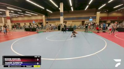 53 lbs Semifinal - Boone Knochel, Apex Grappling Academy vs Tanner Surrette, Cardinal Wrestling Club