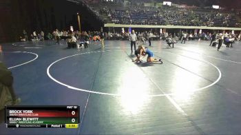 132 lbs Cons. Round 4 - Brock York, Wrath Wrestling Club vs Elijah Blewitt, Sebolt Wrestling Academy