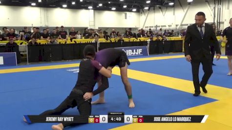 Jose Angelo Lo Marquez vs Jeremy Ray Wyatt 2025 World IBJJF Jiu-Jitsu No-Gi Championship