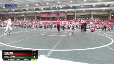 64 lbs Semifinal - Wade Eck, Brawlers vs Reed Terry, Thunderbird Wrestling Club