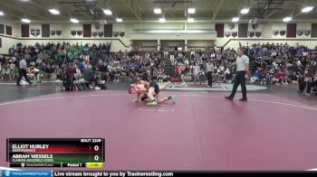 126 lbs Cons. Round 3 - Abram Wessels, Clarion-Goldfield-Dows vs Elliot Hurley, Independence