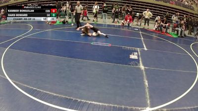 58 lbs Champ. Rd Of 16 - Kamber Bongolan, Iron County Wrestling Academy vs Oaks Howard, Emery All Stars