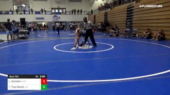 120 lbs Consi Of 8 #2 - Tyson Thurmond, Jefferson High School vs Latrell Schafer, Westfield/The Storm Wrestling Center