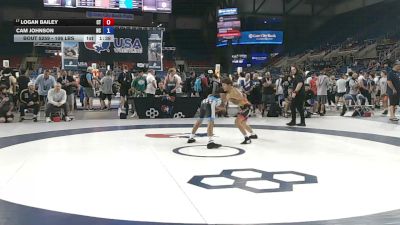 106 lbs Cons. Quarters - Logan Bailey, Connecticut vs Cam Johnson, North Carolina