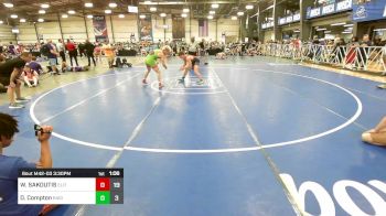 138 lbs Rr Rnd 3 - WILL SAKOUTIS, Elite NJ HSB Black vs Dalton Compton, Ragin Raisins Niagara