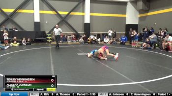 82 lbs Round 3 (4 Team) - Alleena Johnson, MN Storm vs Tenley Hemmingsen, FEWTeamIA Purple