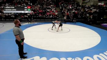 6A 157 lbs Quarterfinal - George Lopez, Riverton vs James Hyer, Herriman