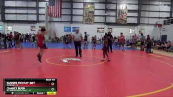 65 lbs Champ. Round 2 - Tanner McCray-Bey, Rampage vs Chance Bush, NC Wrestling Factory