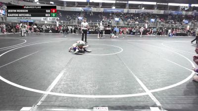 72 lbs 5th Place - Jestin Rosson, Vian vs Easton Mitchell, Wichita Wrestling Club