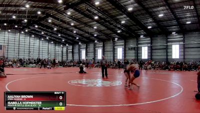 100 lbs Final - Aaliyah Brown, Steel Maidens vs Isabella Hofmeister, Missouri Battle Gear Black