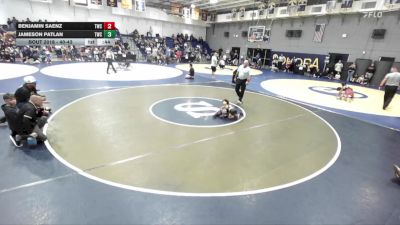 40-43 lbs Round 1 - Jameson Patlan, Threshold Wrestling Club vs Benjamin Saenz, Threshold Wrestling Club