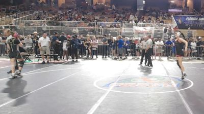 110 lbs Quarterfinal - Camdyn Elliott, Gulf Breeze vs Melanie Loynaz, Mater Academy