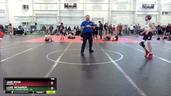 100 lbs Round 8 (10 Team) - Luke Richards, Carolina Hammer Squad vs Jake Ryan, Bandits