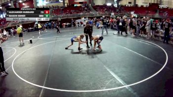 75 lbs 5th Place Match - Alexander Hubbard, 2TG vs Mason Ebner, Kearney MatCats Wrestling Club