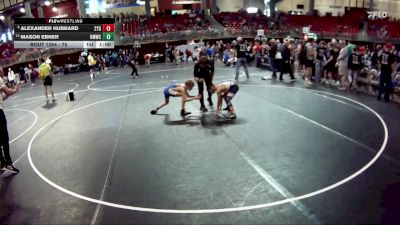 75 lbs 5th Place Match - Alexander Hubbard, 2TG vs Mason Ebner, Kearney MatCats Wrestling Club
