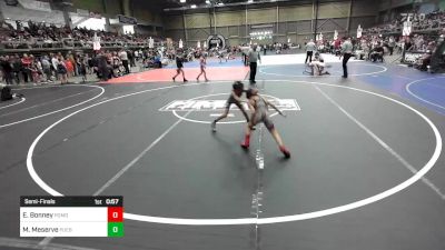 54 lbs Semifinal - Edward Bonney, Pomona Elite vs Maverick Meserve, Pueblo County WC